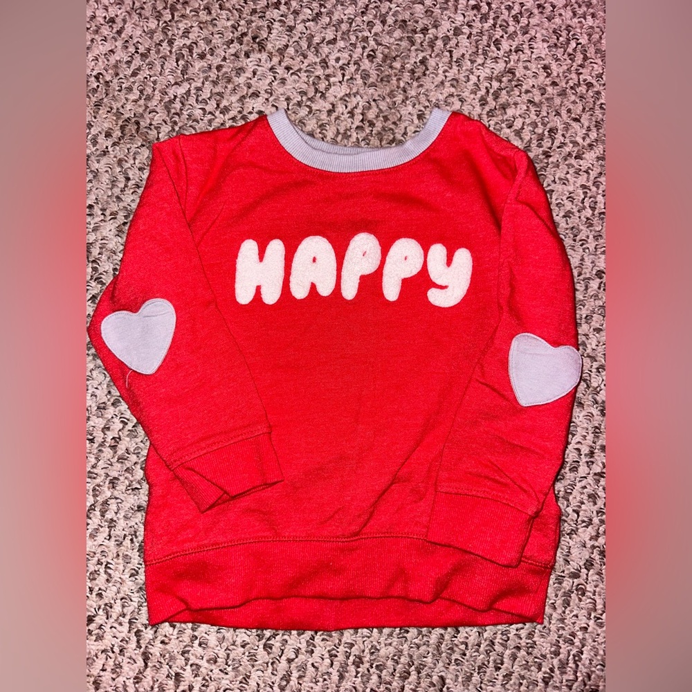 Toddler Happy Valentine’s Day Sweatshirt. - Picture 1 of 2